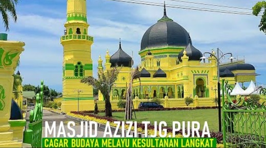 Sejarah Mesjid Azizi Kejayaan Kesultanan Langkat yang Abadi