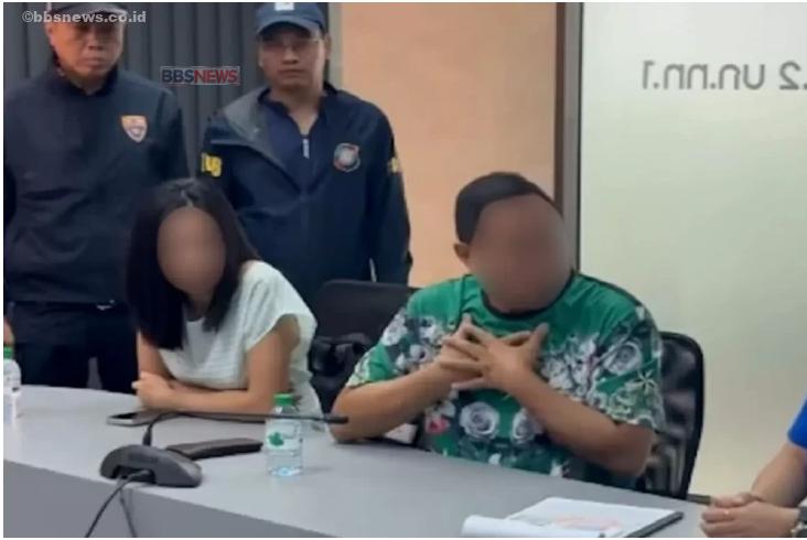 Dua Wisatawan Asal China di Tangkap Akibat Hubungan Intim di Trotoar Thailand Kota Pattaya