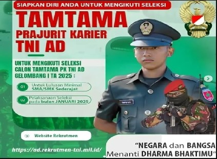 Rekrutmen TNI AD 2025 Peluang Emas Jadi Pahlawan Negara